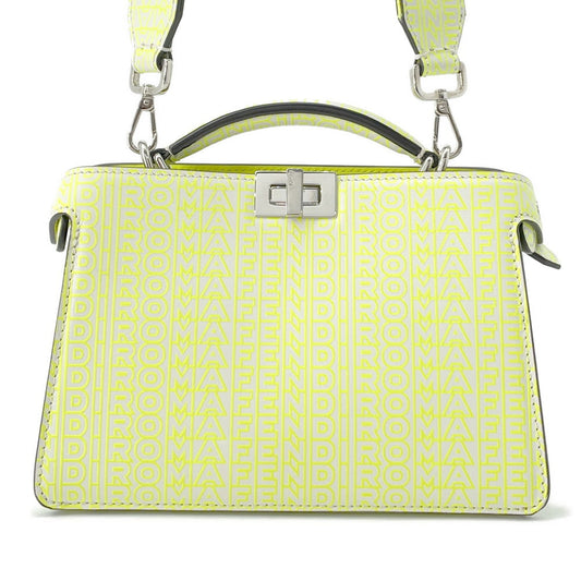 FENDI Marc Jacobs collaboration Peekaboo I.C.U. X-Cross Yellow7VA582 Leather