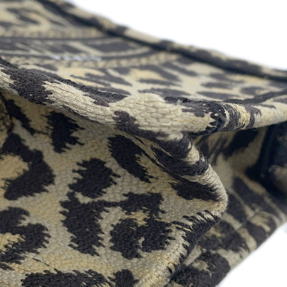 Dior Book Tote 2WAY Shoulder Bag Beige/BlackS5555CRHM Canvas Size Mini