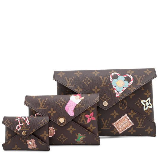 LOUIS VUITTON Pochette Kirigami Candy RedM12203 Monogram Vivienne
