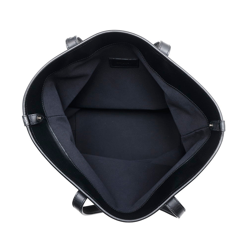 SAINT LAURENT PARIS Teddy Tote Bag Black572673 Leather