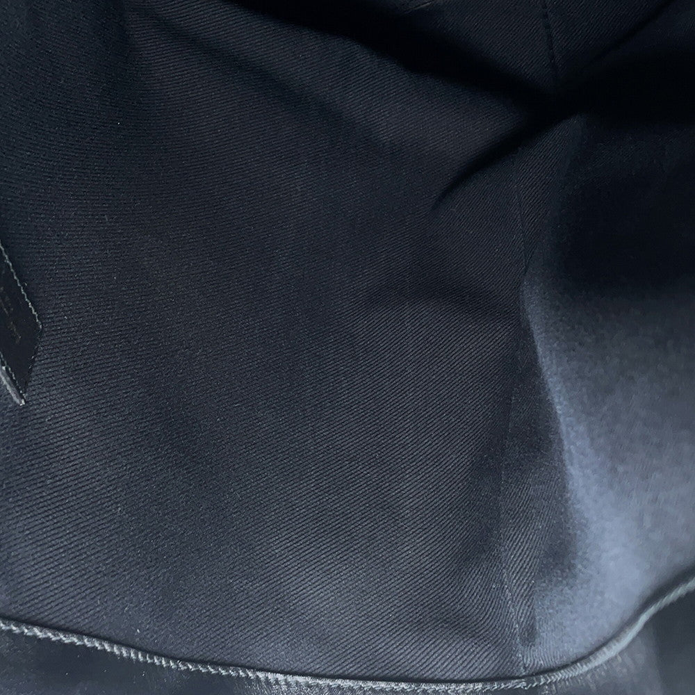 SAINT LAURENT PARIS Teddy Tote Bag Black572673 Leather