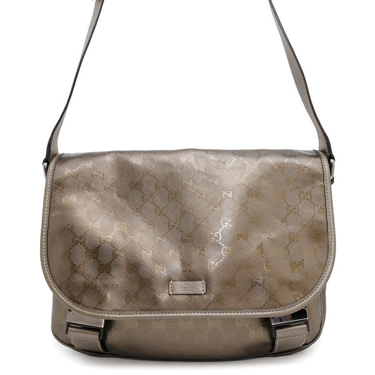 GUCCI GG implication messenger bag Khaki201732 PVC Coated Canvas