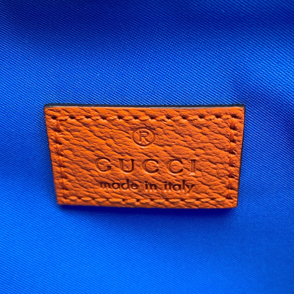 GUCCI GGNylon Belt Bag Purple/Blue/Orange752102 Nylon Rubber