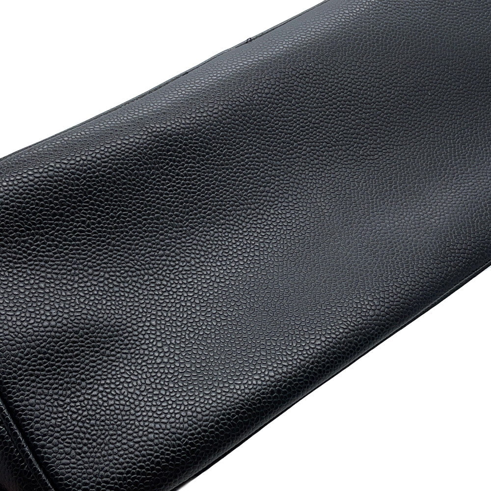 CHANEL Medallion Tote BlackA01804 Caviar Leather