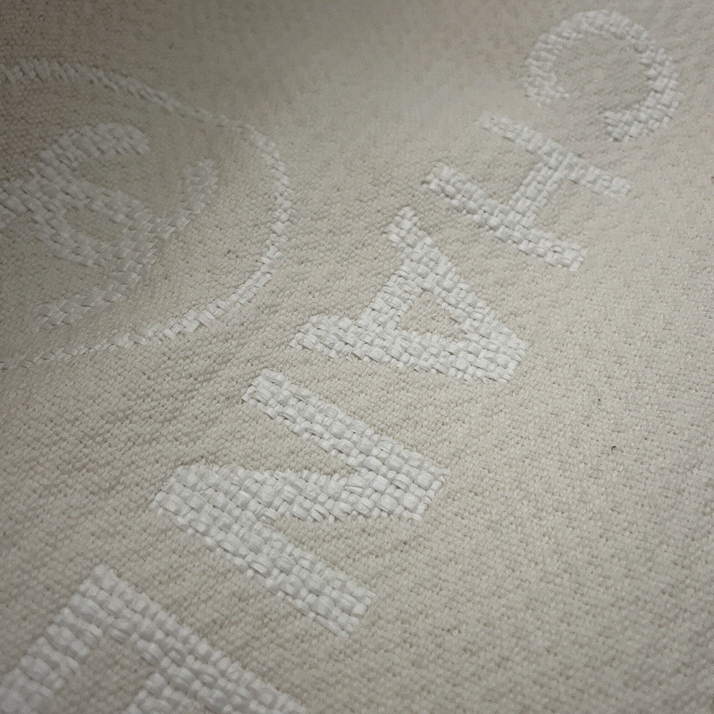 CHANEL Deauville 2WAY ChainTote Bag IvoryA66941 Canvas Leather Size GM