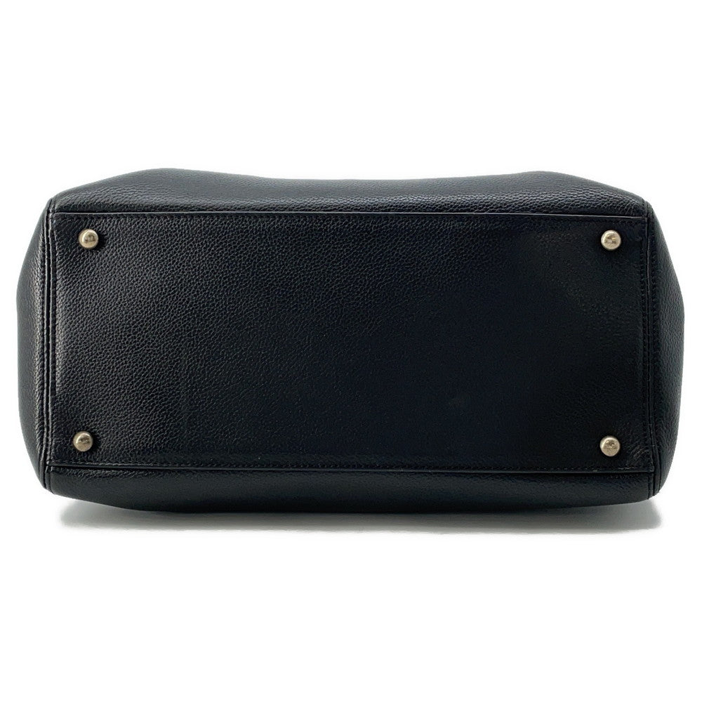 CHANEL Executive 2WAY Tote Black Leather