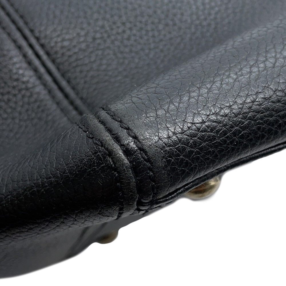 CHANEL Executive 2WAY Tote Black Leather