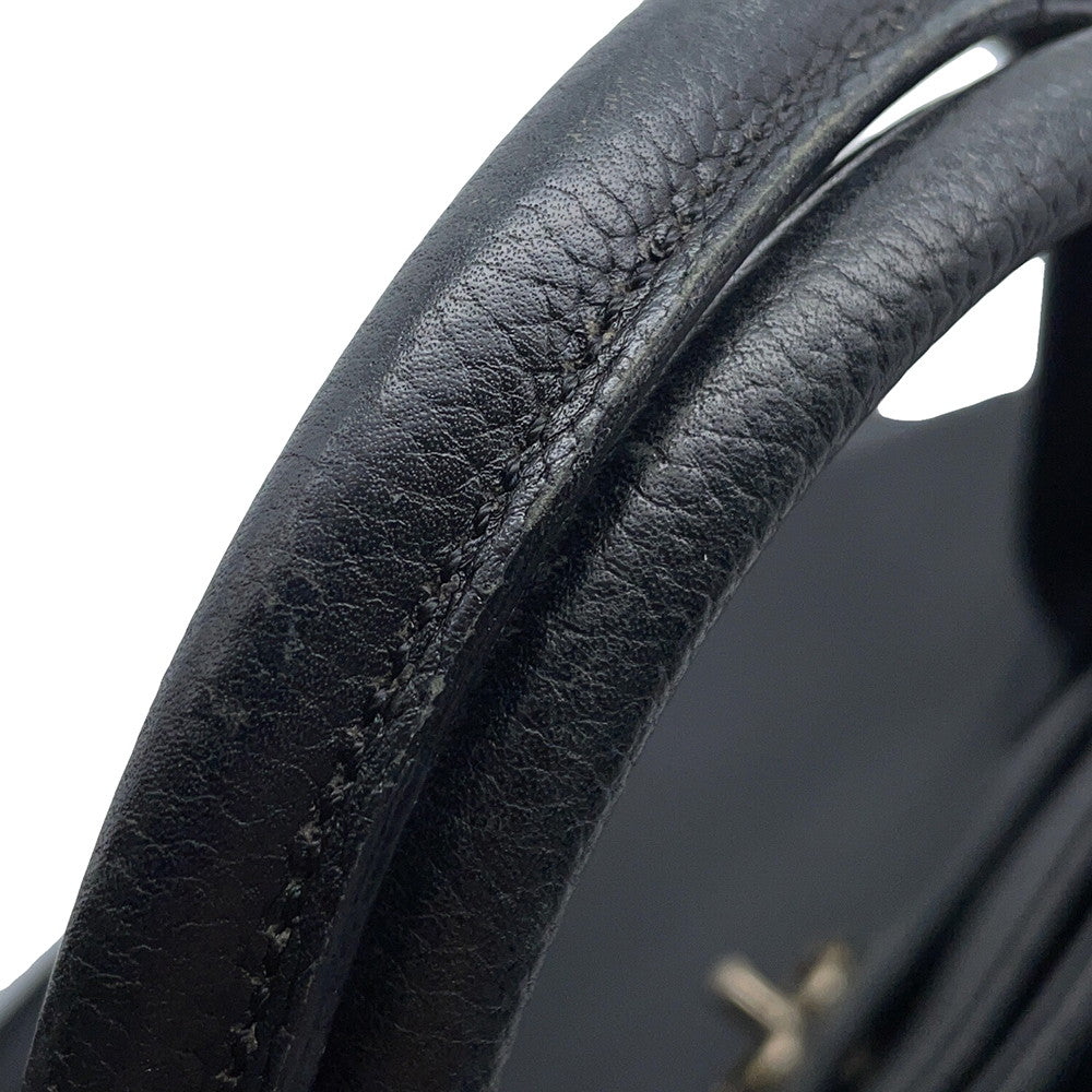 CHANEL Executive 2WAY Tote Black Leather