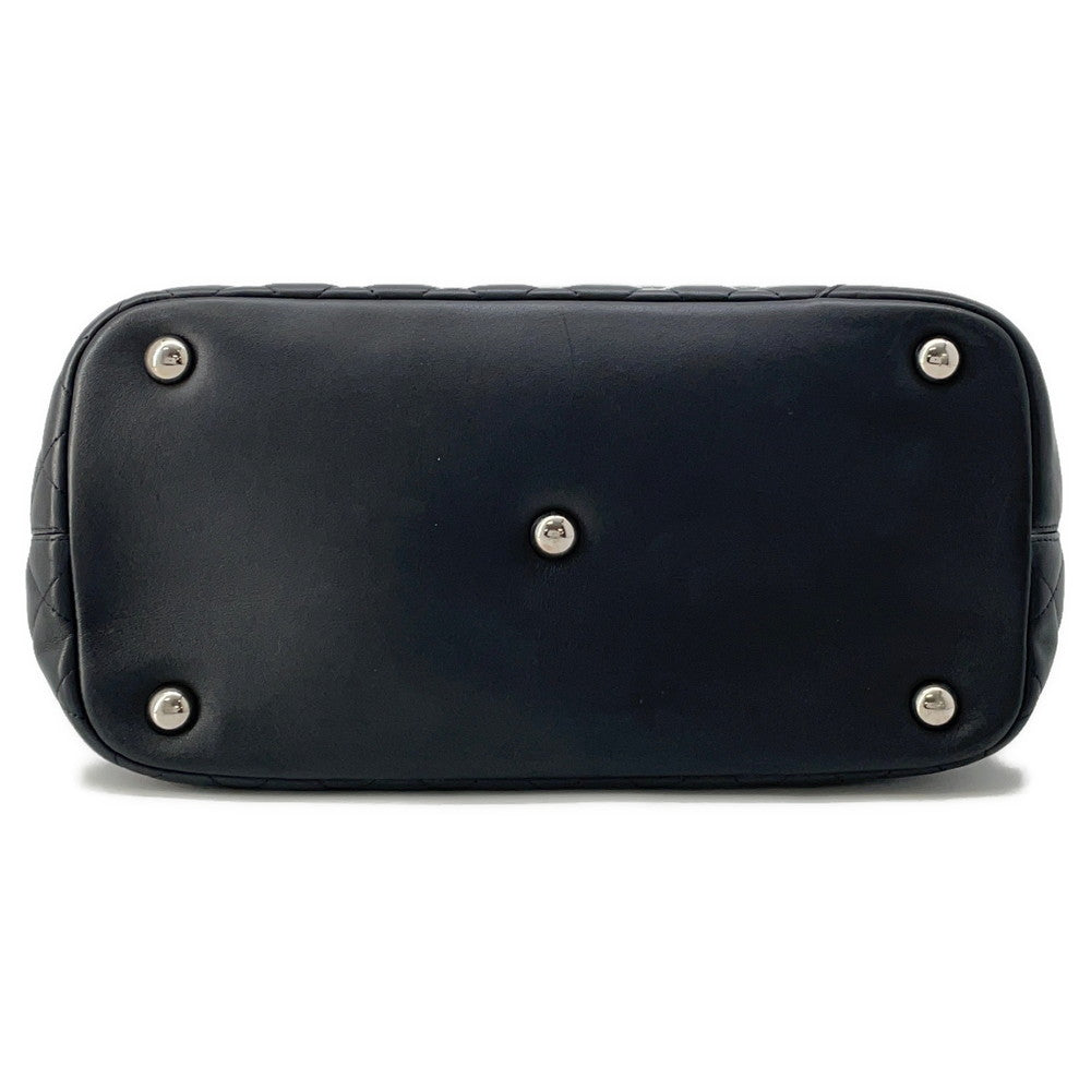 CHANEL Cambon line Tote Bag BlackA25169 Leather Patent Leather Size Large