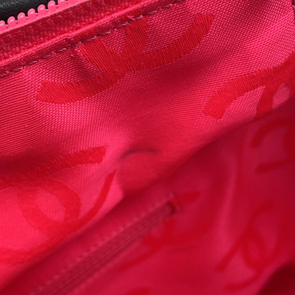 CHANEL Cambon line Tote Bag BlackA25169 Leather Patent Leather Size Large