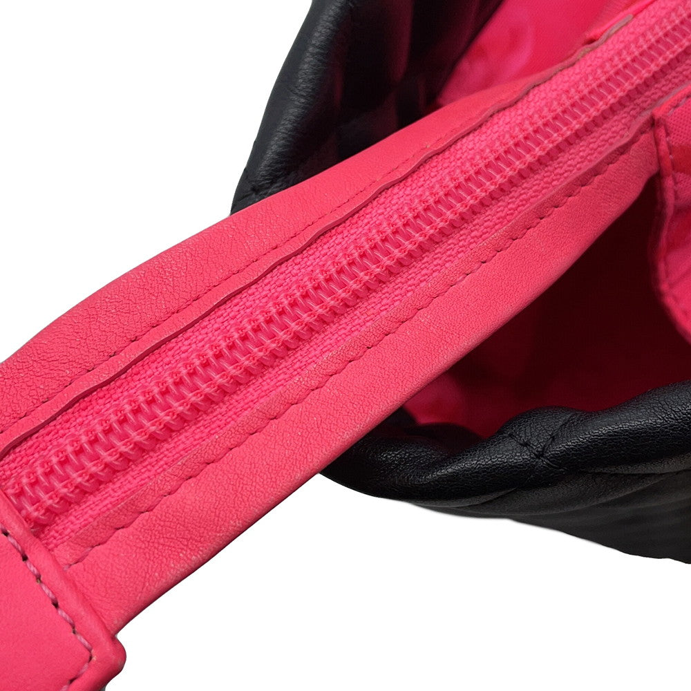 CHANEL Cambon line Tote Bag BlackA25169 Leather Patent Leather Size Large