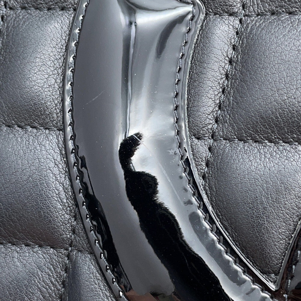 CHANEL Cambon line Tote Bag BlackA25169 Leather Patent Leather Size Large