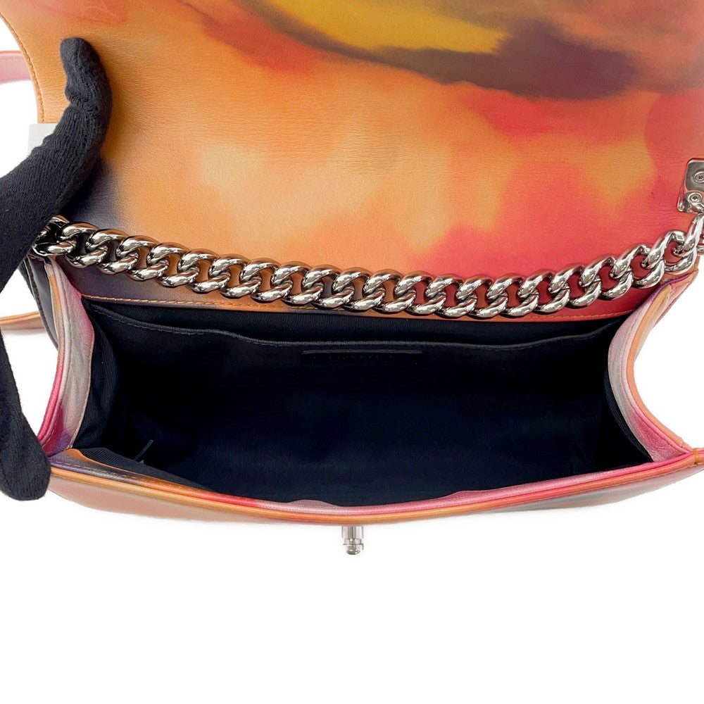 CHANEL Boy Chanel ChainShoulder Bag Pink/MulticolorA67086 Lambskin Size 25