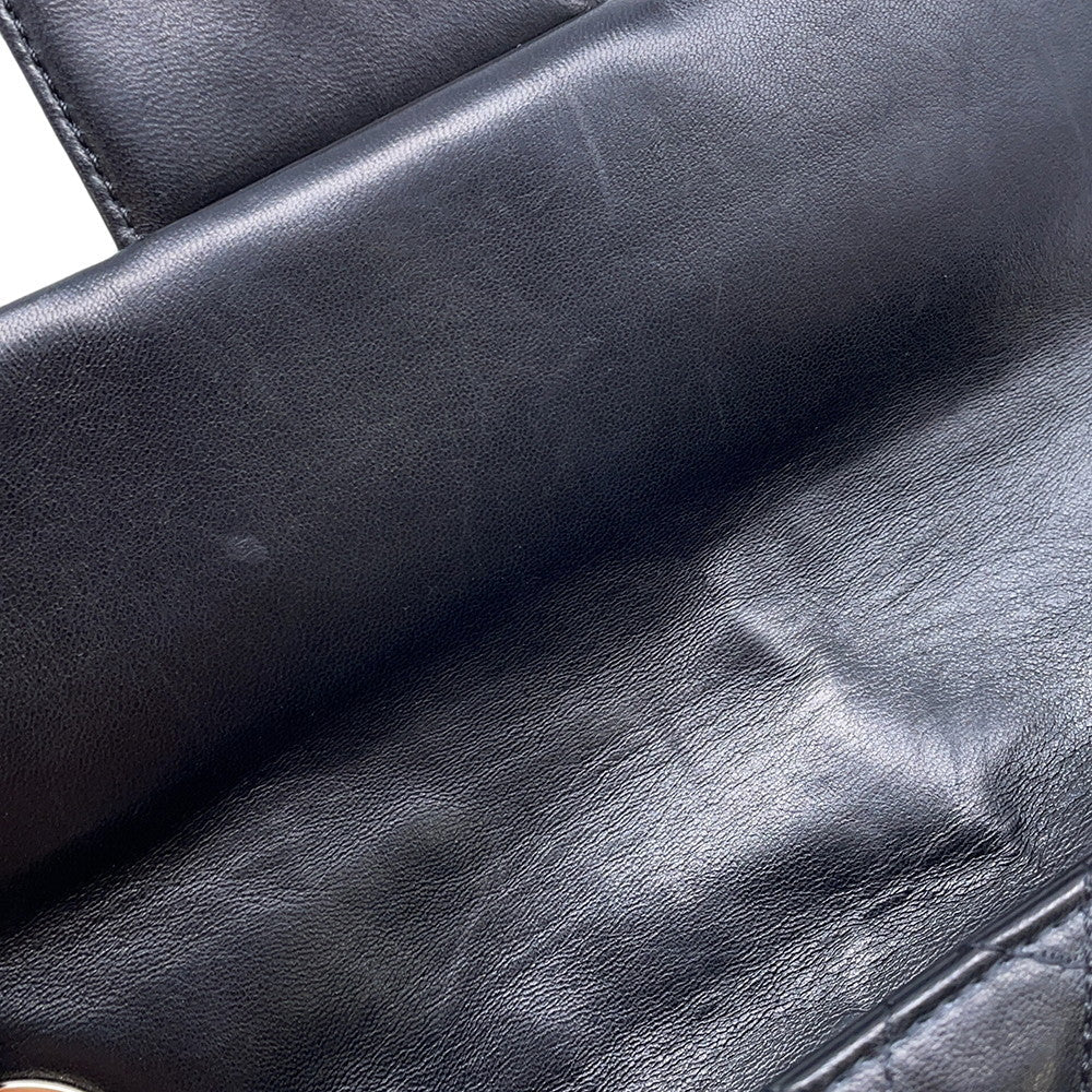 CHANEL Matelasse PearlCC Logo 4-chain ChainShoulder Bag BlackA39011 Lambskin