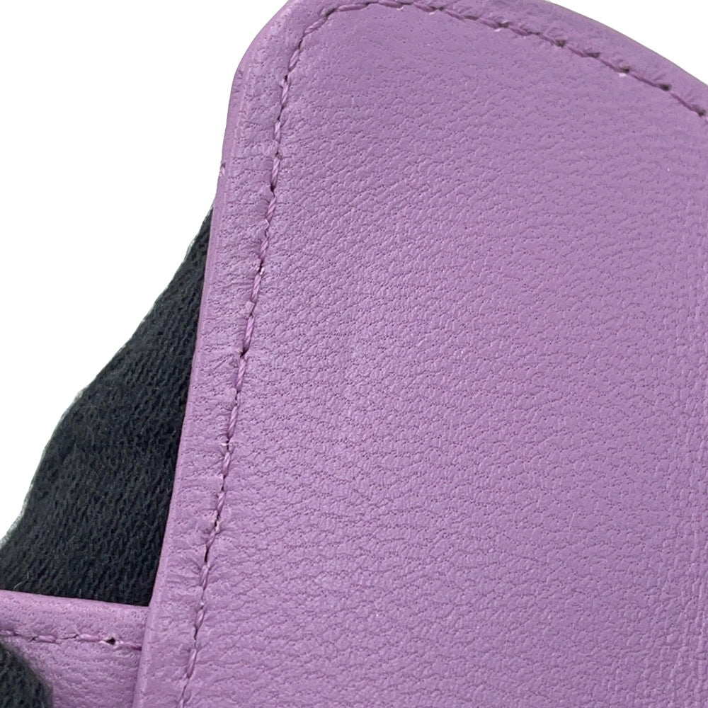 CHANEL Matelasse Heart ChainShoulderPouch PurpleAP2784 Lambskin