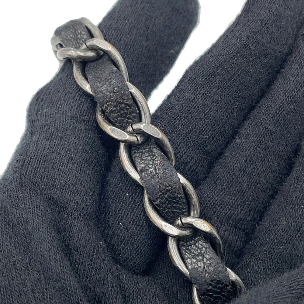 CHANEL Matelasse ChainShoulder Bag Black Leather