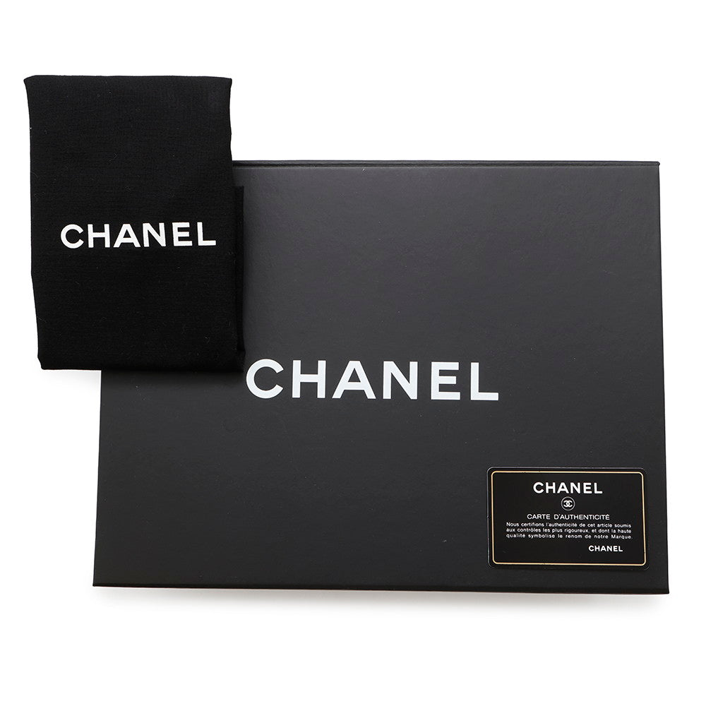 CHANEL Matelasse ChainShoulder Bag Black Leather