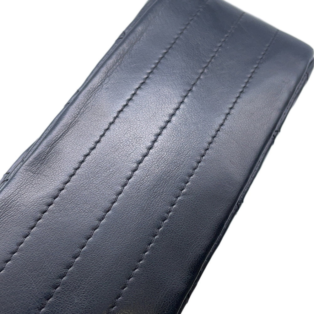 CHANEL Matelasse ChainShoulder Bag Black Lambskin