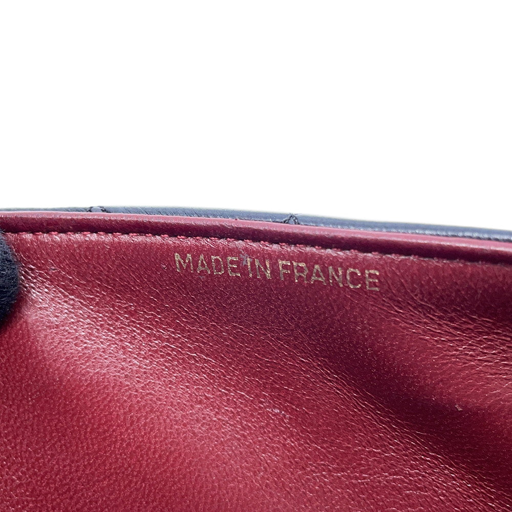 CHANEL Matelasse ChainShoulder Bag Black Lambskin