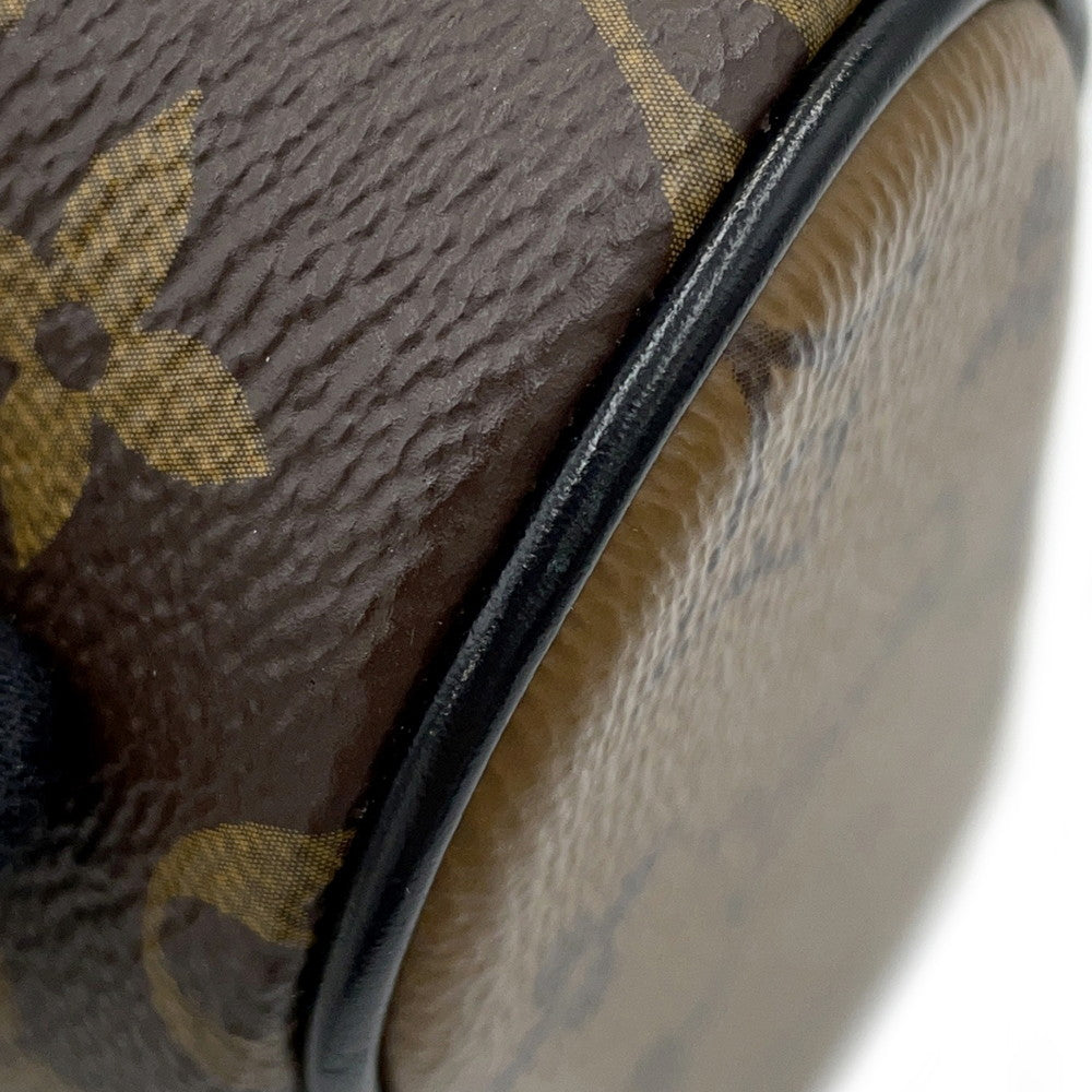 LOUIS VUITTON Vanity Chain Pouch BlackM47125 Monogram Monogram Reverse Canvas