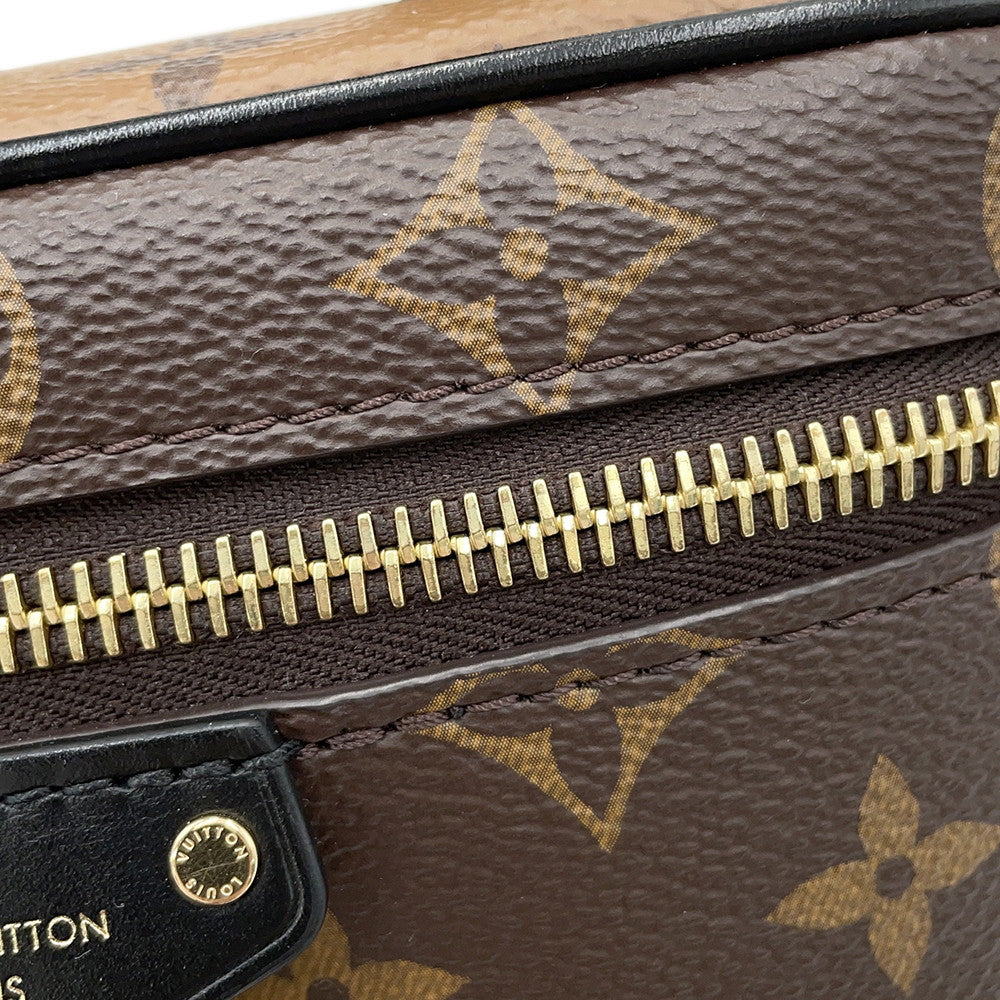 LOUIS VUITTON Vanity Chain Pouch BlackM47125 Monogram Monogram Reverse Canvas