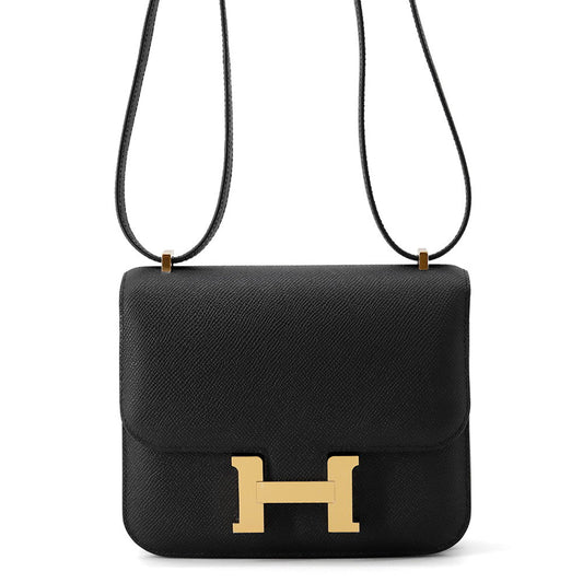HERMES Constance3 Miroir Black Epsom Size Mini