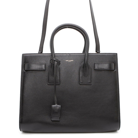 SAINT LAURENT PARIS Jour Black355153 Leather
