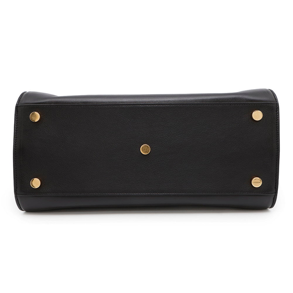SAINT LAURENT PARIS Jour Black355153 Leather