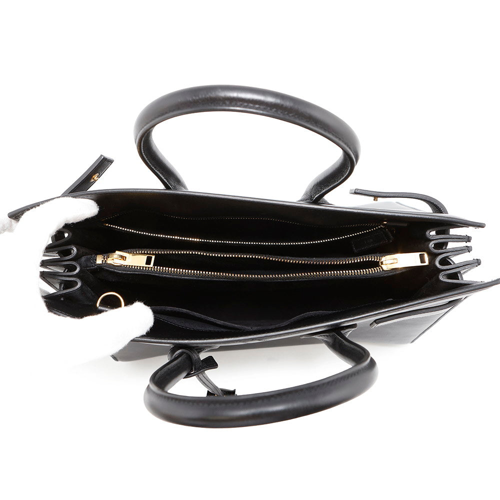 SAINT LAURENT PARIS Jour Black355153 Leather