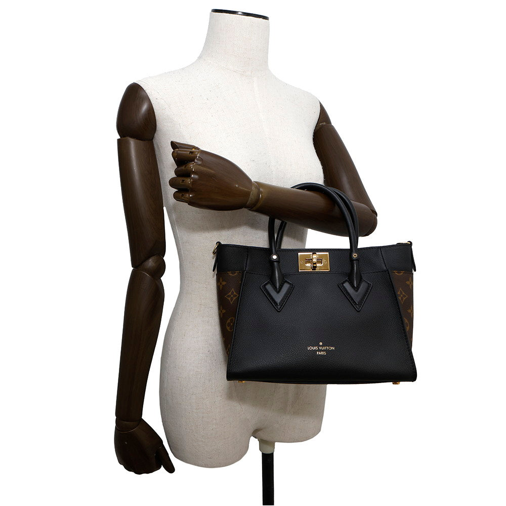 LOUIS VUITTON On My Side NoirM57728 Monogram Calf Leather Size PM