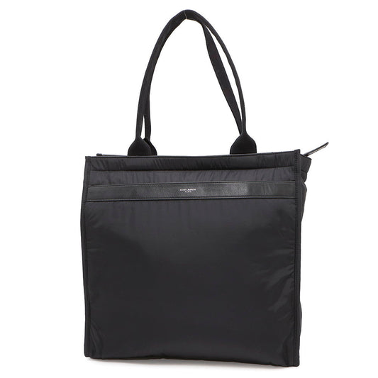 SAINT LAURENT PARIS City Tote Bag Black729297 Nylon Leather