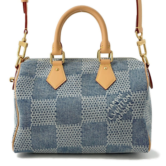 LOUIS VUITTON Speedy Bandouliere BlueN40700 Damier・Denim Size 25