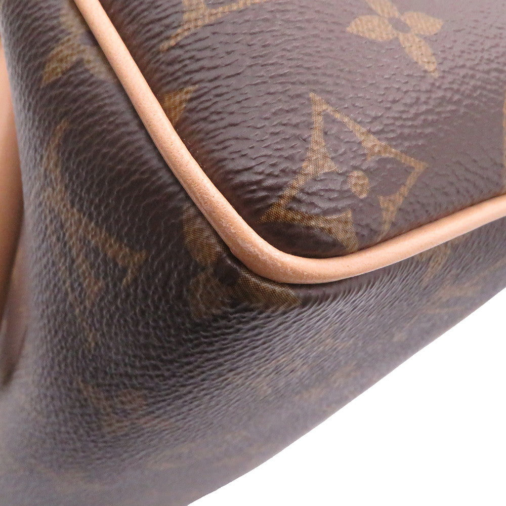 LOUIS VUITTON Speedy Bandouliere Red/BrownM46222 Monogram Size 20