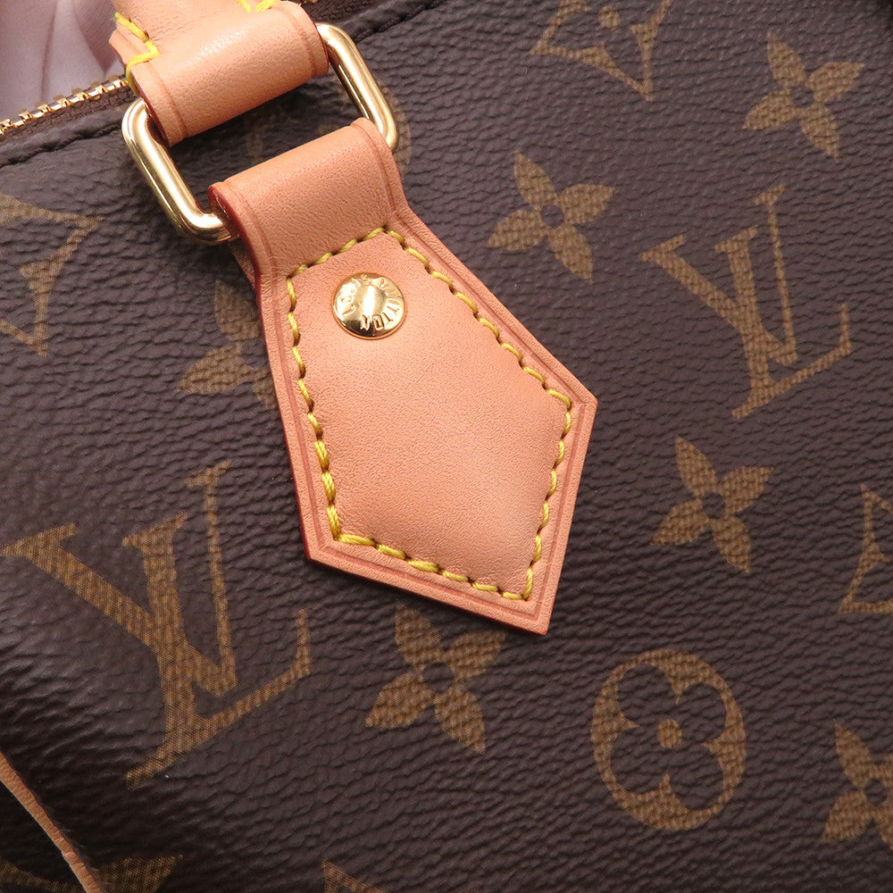 LOUIS VUITTON Speedy Bandouliere Red/BrownM46222 Monogram Size 20