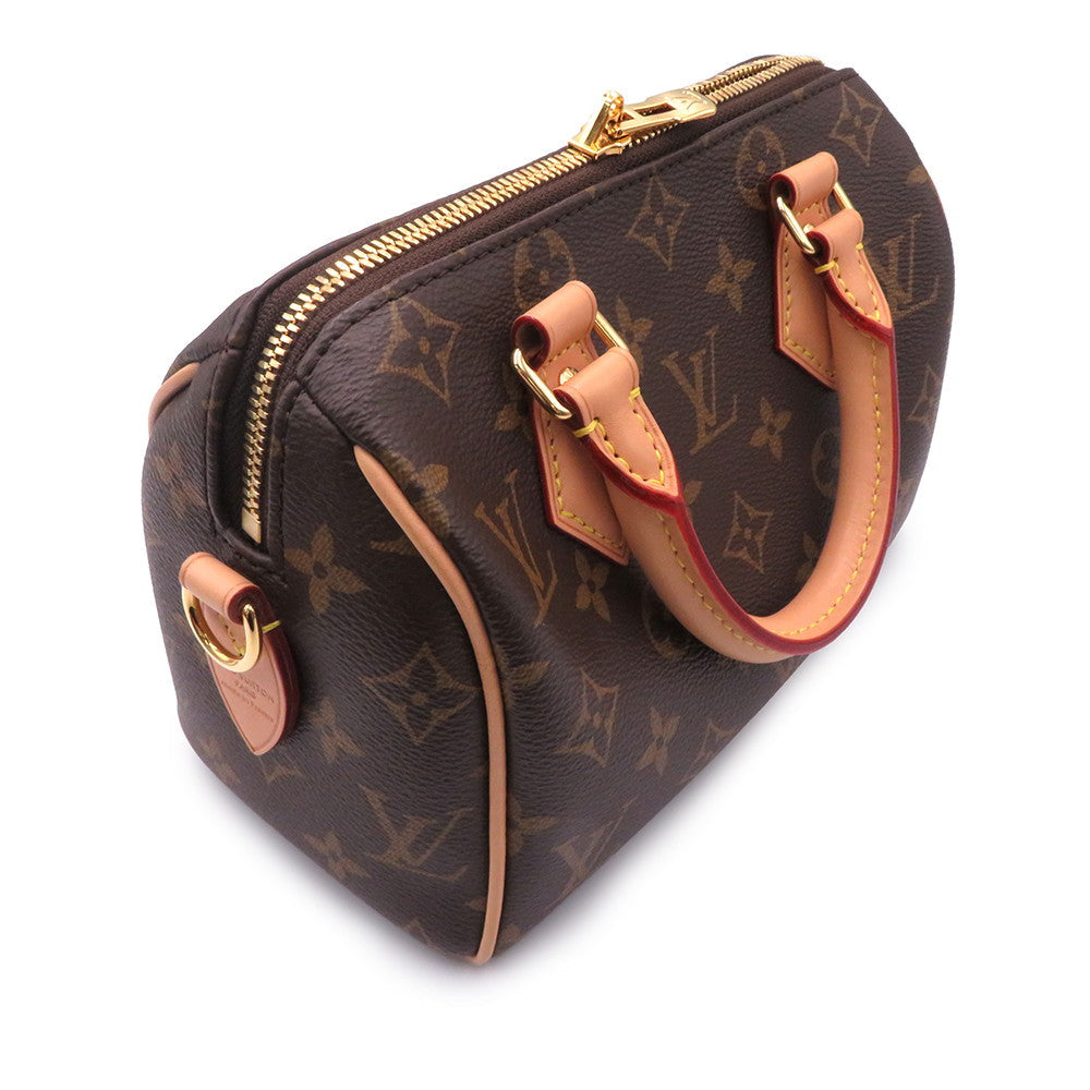 LOUIS VUITTON Speedy Bandouliere Red/BrownM46222 Monogram Size 20