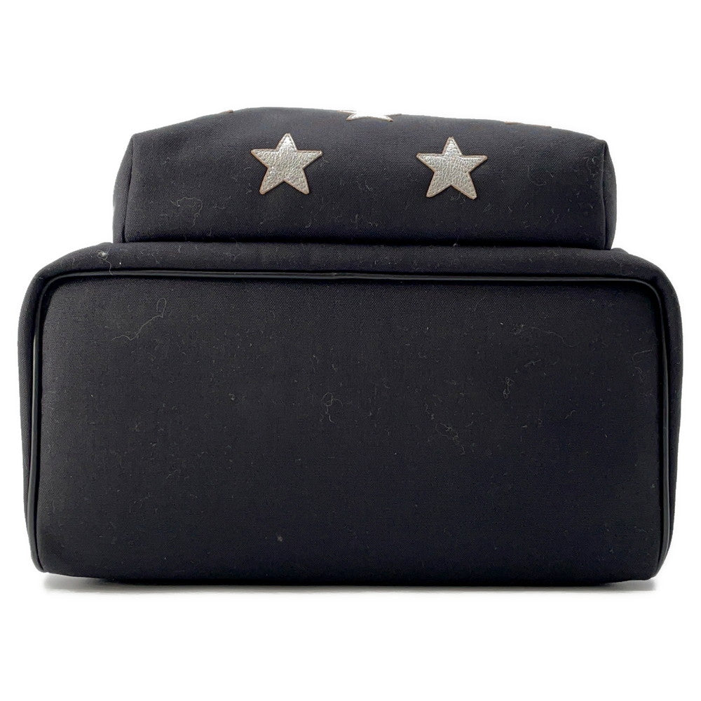 SAINT LAURENT PARIS Star Patch Backpack Black467985 Canvas Leather
