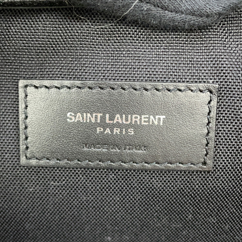SAINT LAURENT PARIS Star Patch Backpack Black467985 Canvas Leather