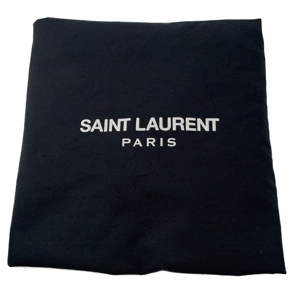 SAINT LAURENT PARIS Star Patch Backpack Black467985 Canvas Leather