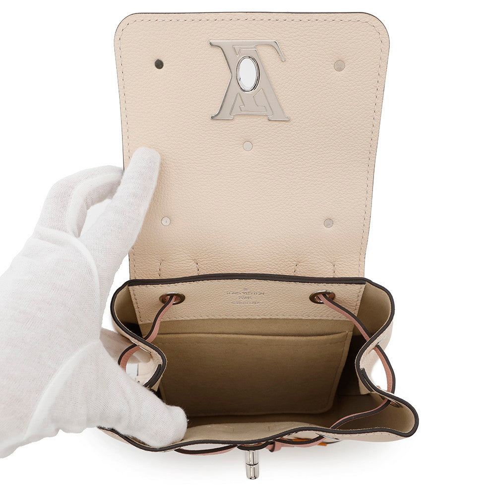 LOUIS VUITTON Lockme Backpack claimM53079 Soft Calf Leather Size Mini