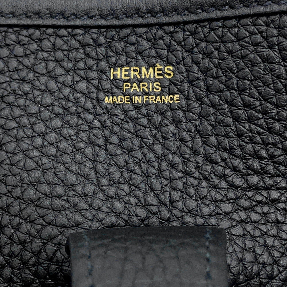 HERMES Evelyne 3 Black Taurillon Clemence Size GM