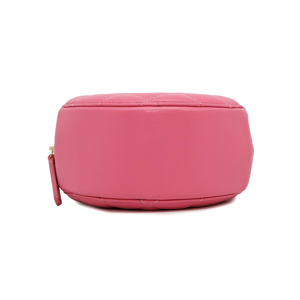 CHANEL Round Cocoball ChainShoulder Bag PinkAP1449 Lambskin