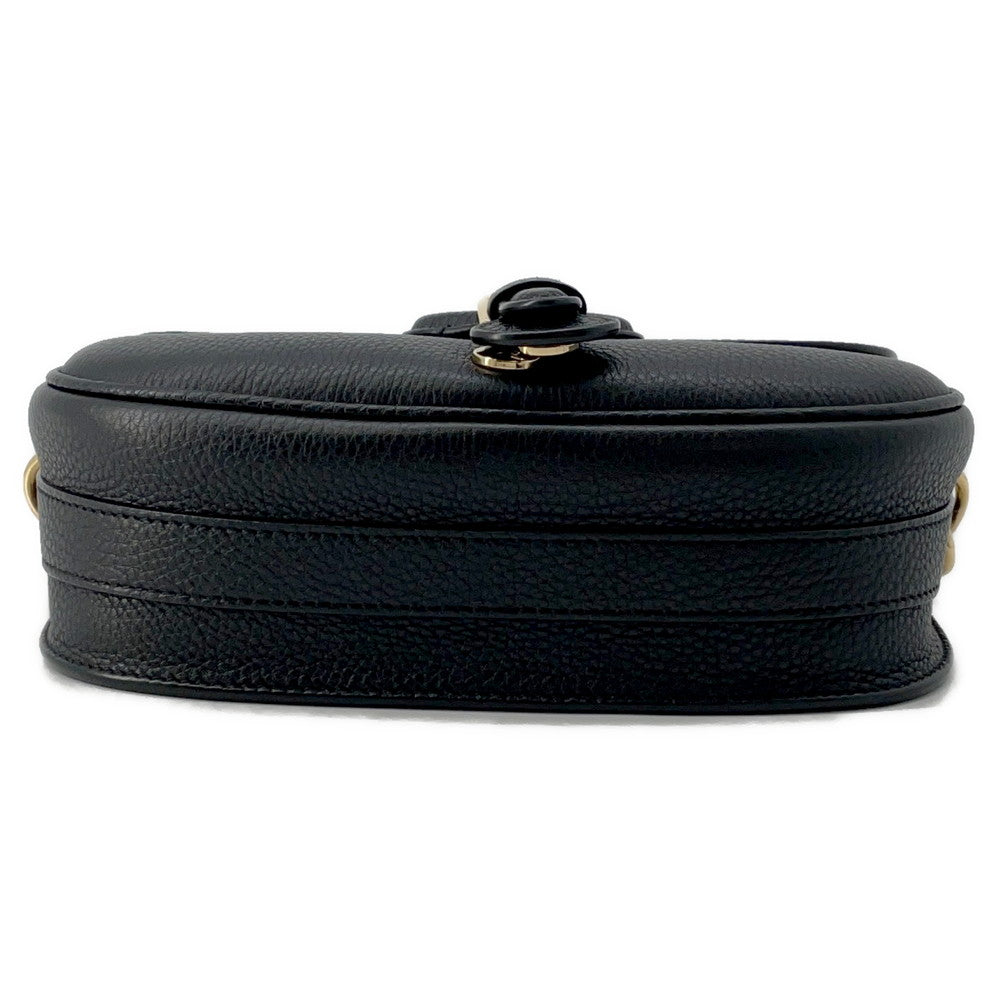 Dior Bobby Shoulder Bag BlackM9319UBBN Grained CalfLeather Size Medium