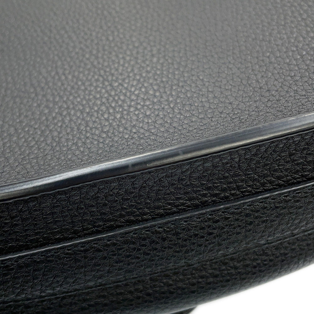 Dior Bobby Shoulder Bag BlackM9319UBBN Grained CalfLeather Size Medium