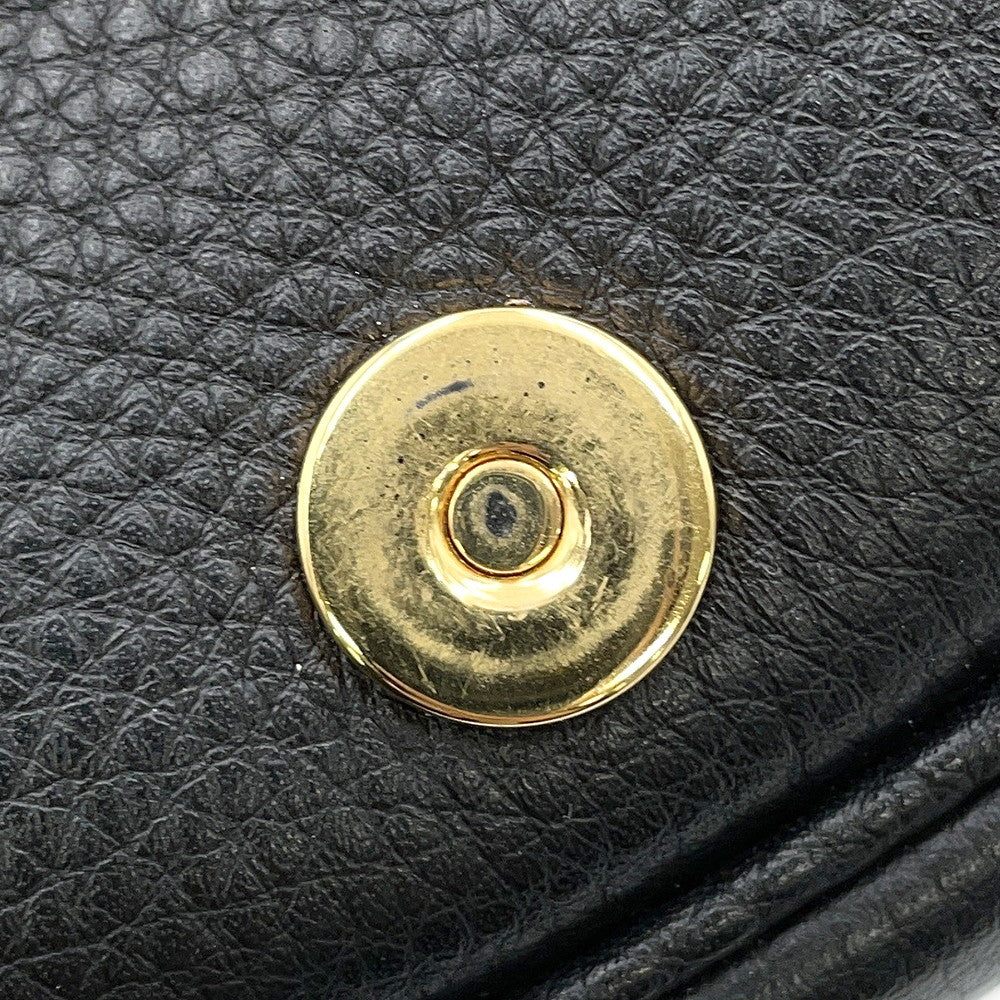 Dior Bobby Shoulder Bag BlackM9319UBBN Grained CalfLeather Size Medium