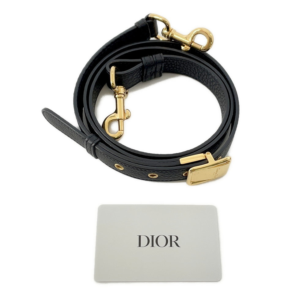 Dior Bobby Shoulder Bag BlackM9319UBBN Grained CalfLeather Size Medium