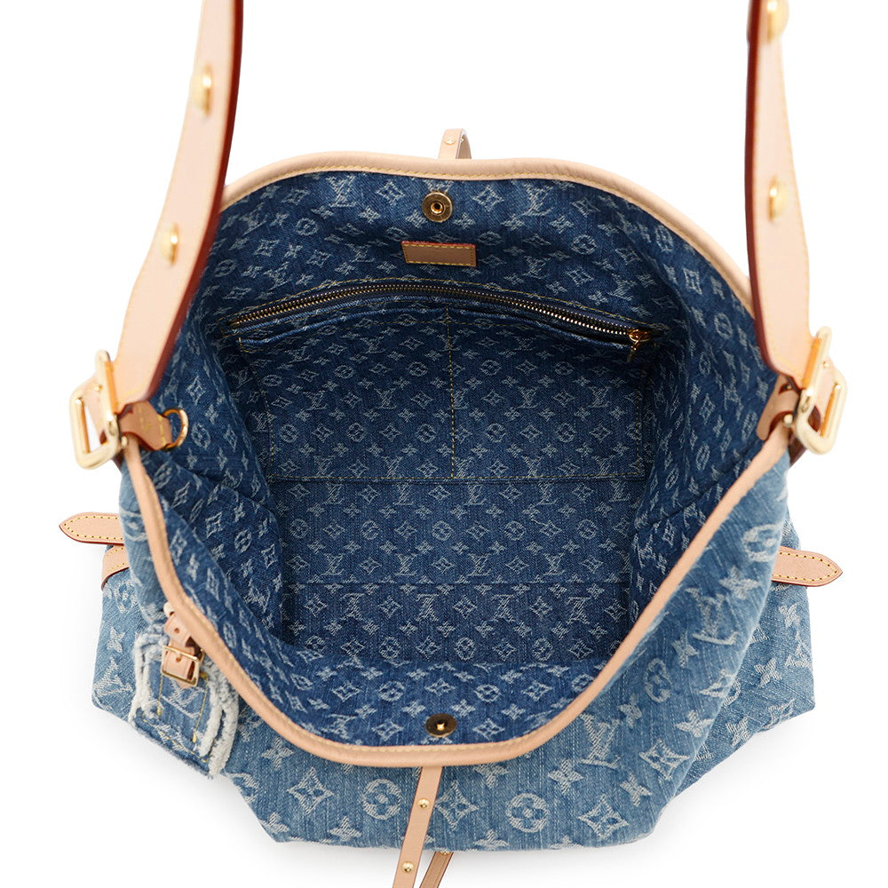 LOUIS VUITTON Carriol NM BlueM46855 Monogram Denim Size MM