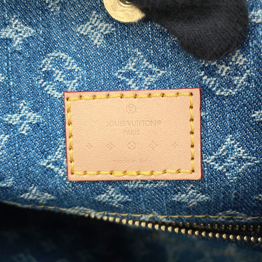 LOUIS VUITTON Carriol NM BlueM46855 Monogram Denim Size MM