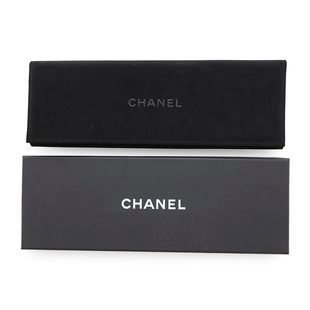 CHANEL CC Logo Gripore Bracelet Green/Burgundy/Pink Metal Resin