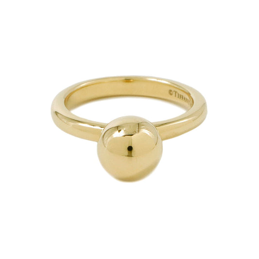 TIFFANY&Co. Hardware ball ring Size #6 18K Yellow Gold