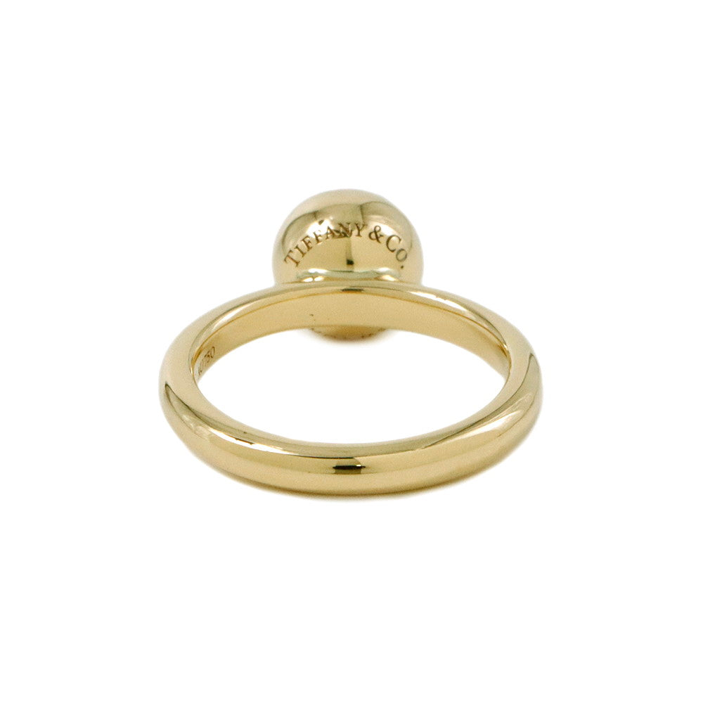 TIFFANY&Co. Hardware ball ring Size #6 18K Yellow Gold